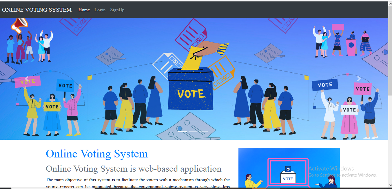 Web-Based Voting System